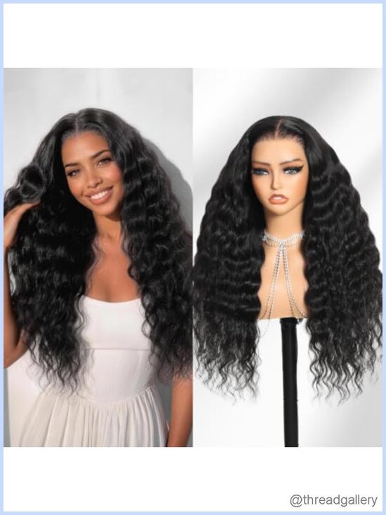 Glueless Pre Plucked Pre Cut Loose Deep Wave 6x5 HD Lace Wig Human Hair 20 Inch main image 4
